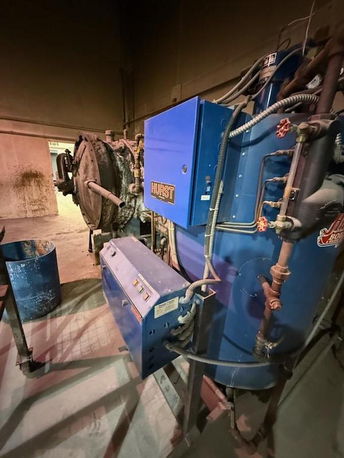 Used Used 2006 Hurst 4VT-X-30-150 30 HP 150 PSI Steam Boiler