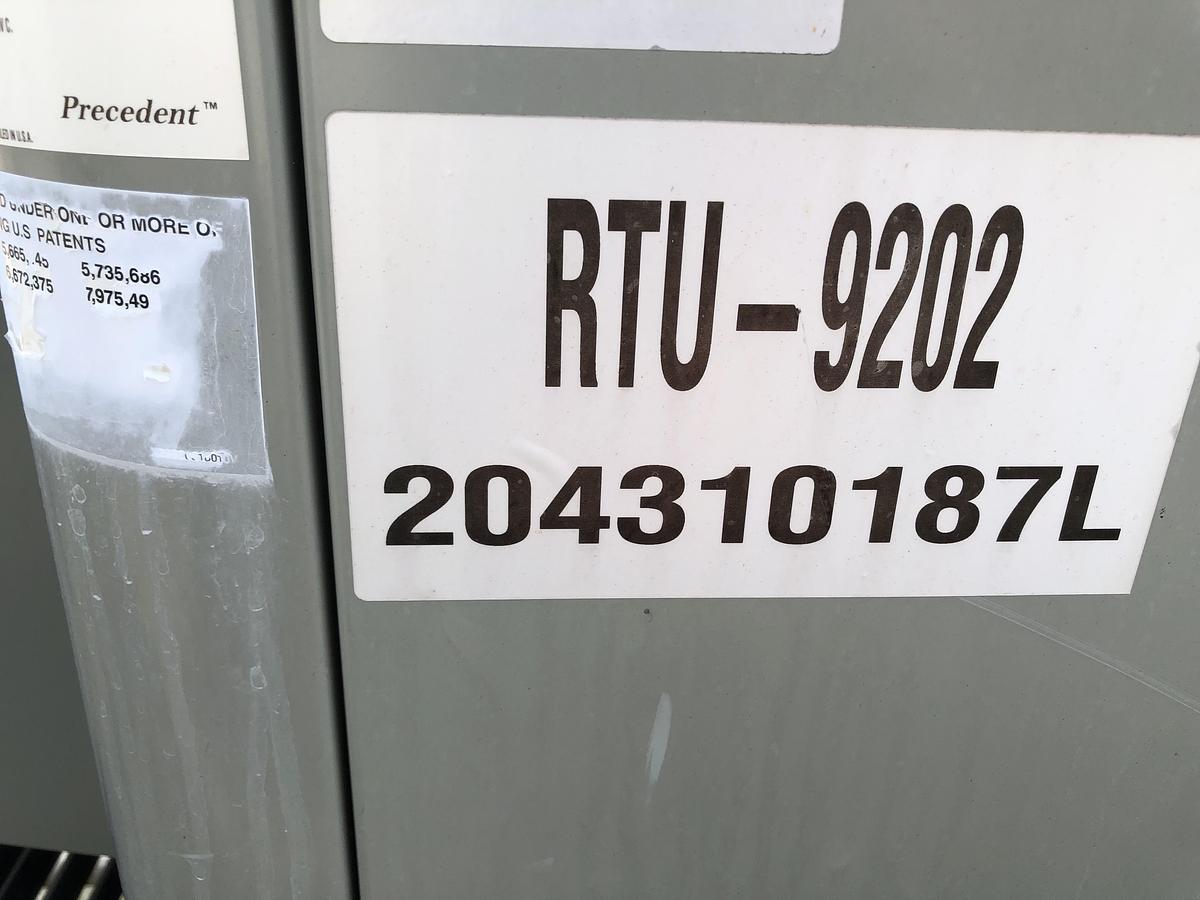 Used Trane Precedent 4-Ton Rooftop HVAC Unit RTU-9202 (2020)