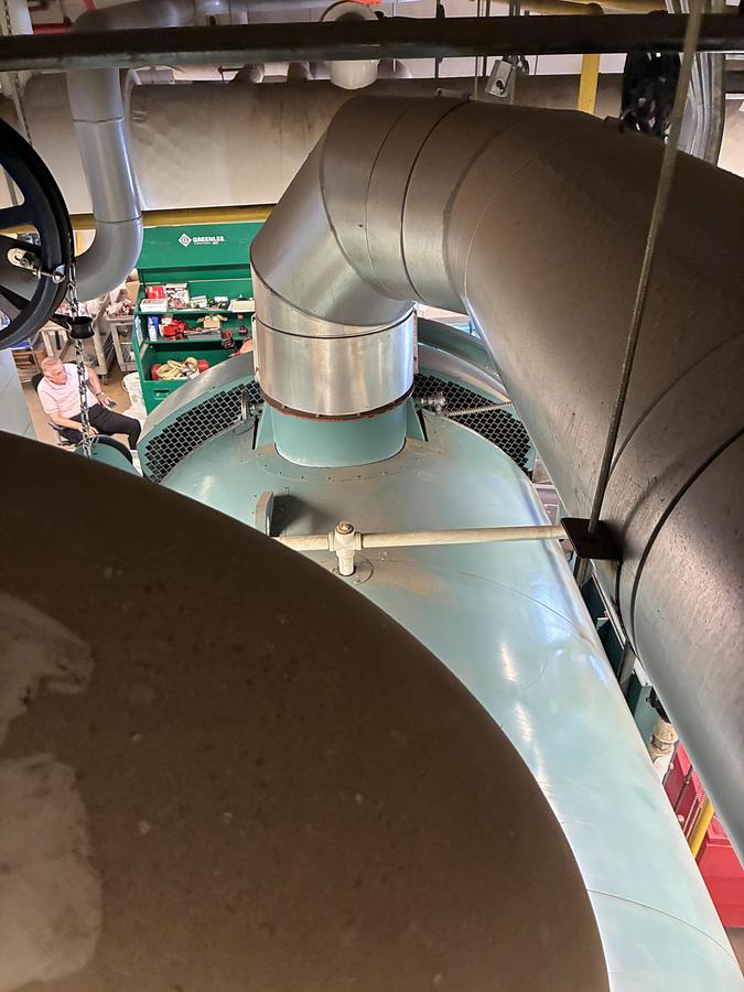 Used 2002 Cleaver Brooks CB 350 HP Steam Boiler – 15 PSI with Advanced Honeywell Controls