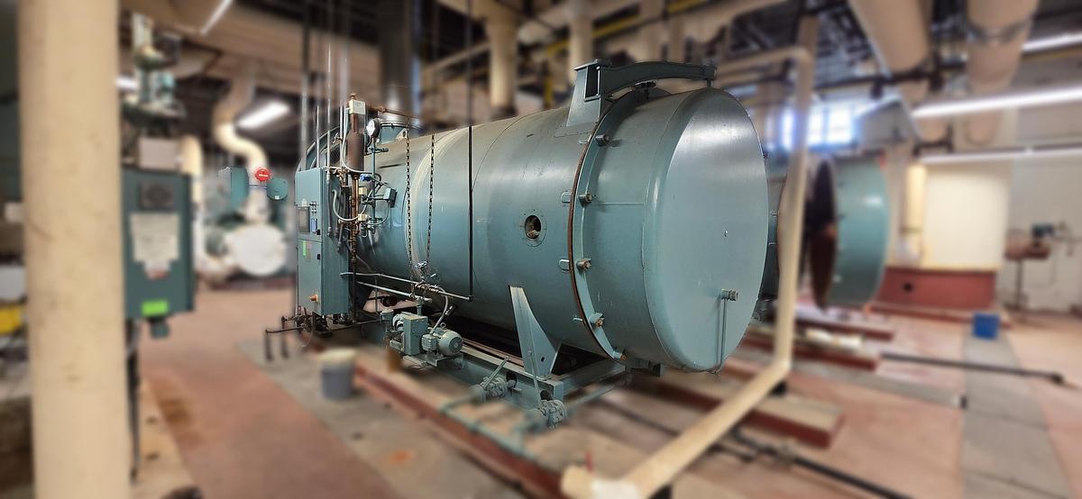 Used Cleaver Brooks 670 HP CB-1E 200-300-150 Packaged Hot Water Boiler