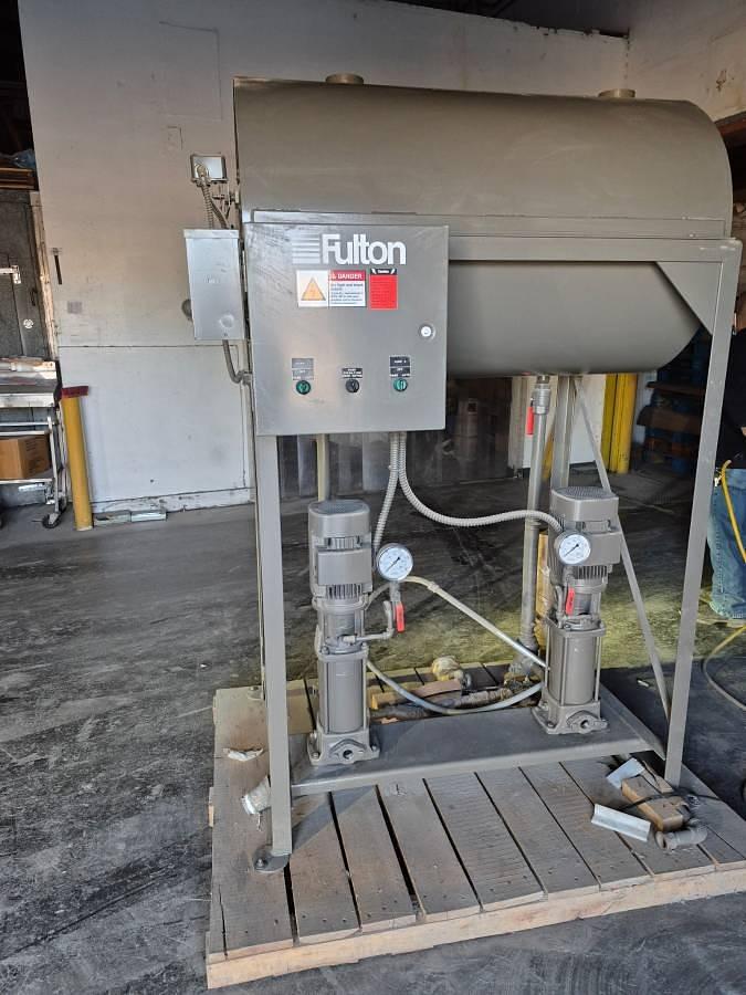 Used Fulton Electric Feed Water Tank System 140 Gallon HF-100 (2009)