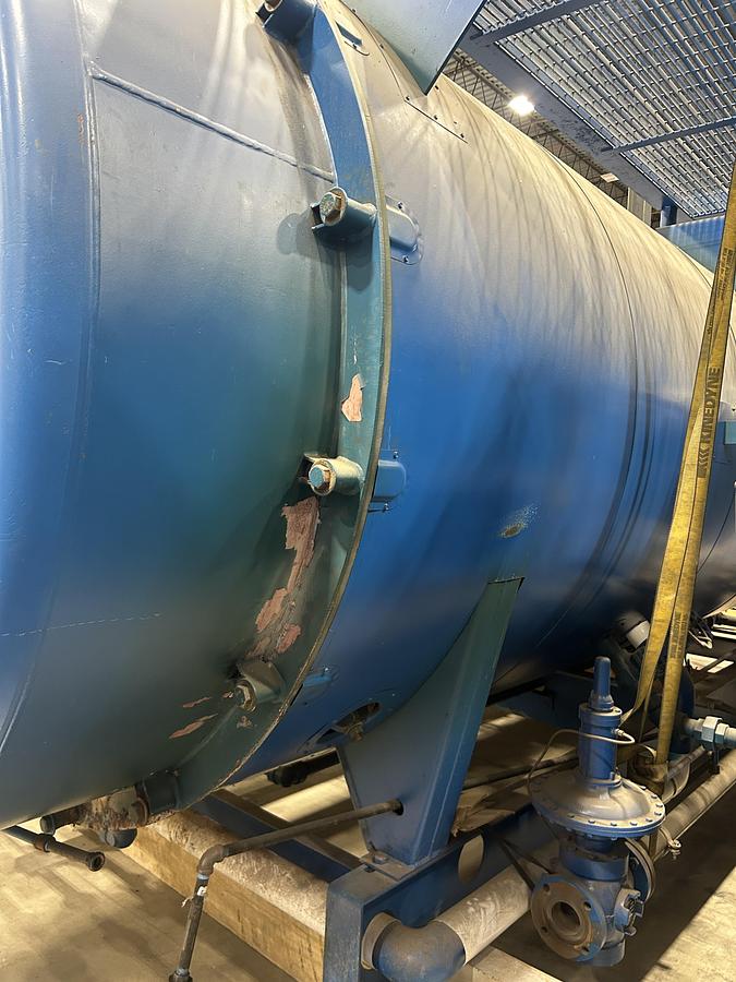 Used Cleaver Brooks CBLE-200-350-150ST 350 HP 150 PSI Packaged Steam Boiler Low NOx 2015