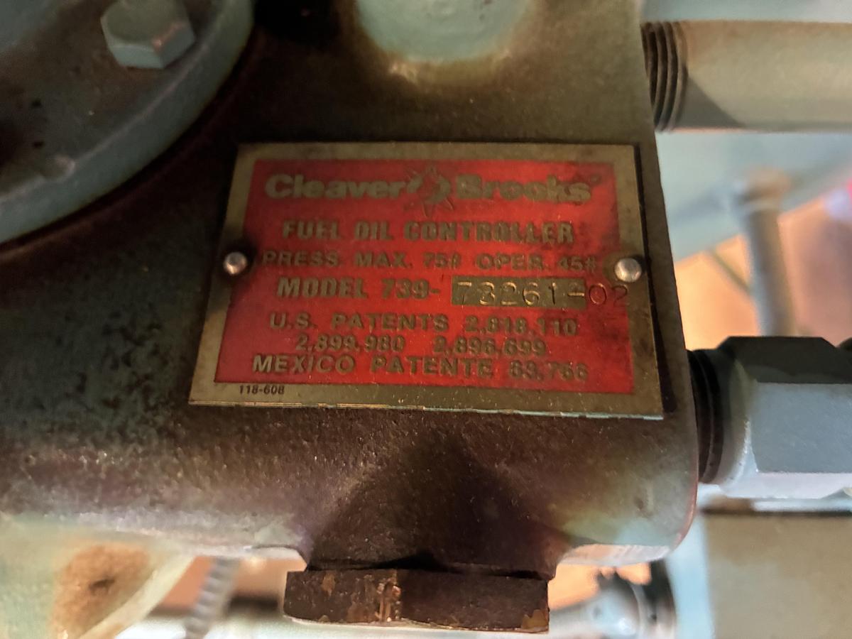 Used 2002 Cleaver Brooks CB 350 HP Steam Boiler – 15 PSI (Recently Serviced)