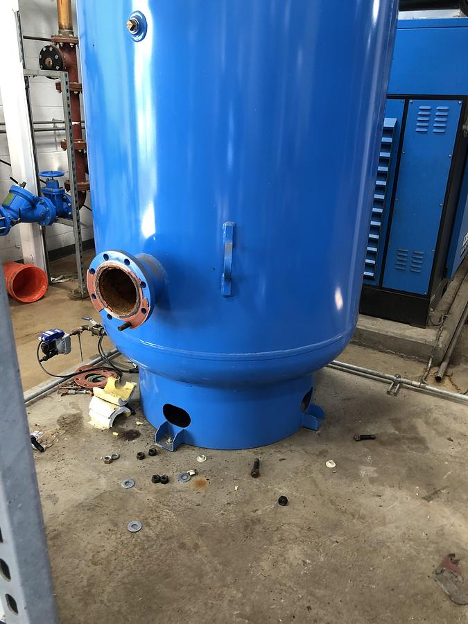 Used Samuel Pressure Vessel Air Receiver Tank AR-8201