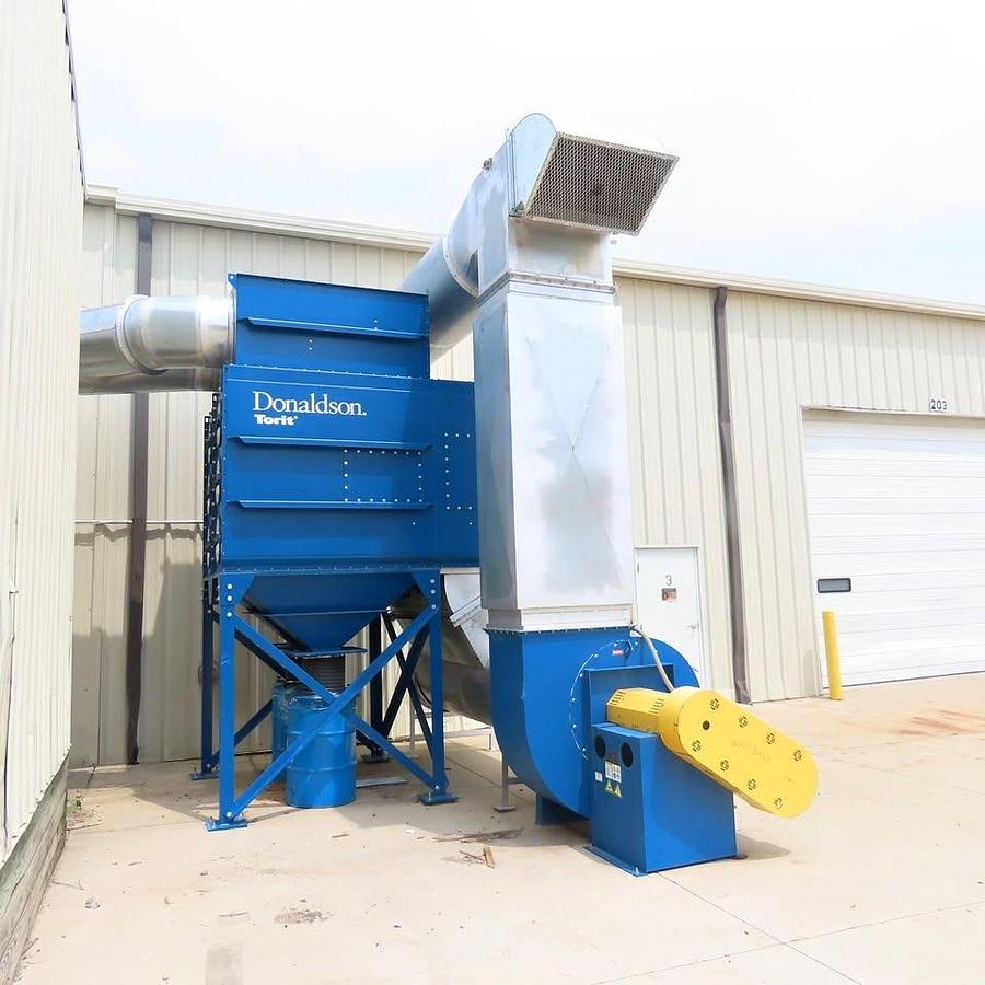 Used Donaldson Torit Downflo Evolution DFE3-24 24-Cartridge Dust Collector 18000 CFM
