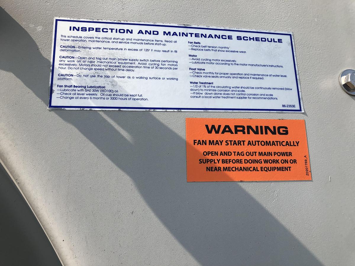 Used SPX Marley Cooling Tower CT-9201