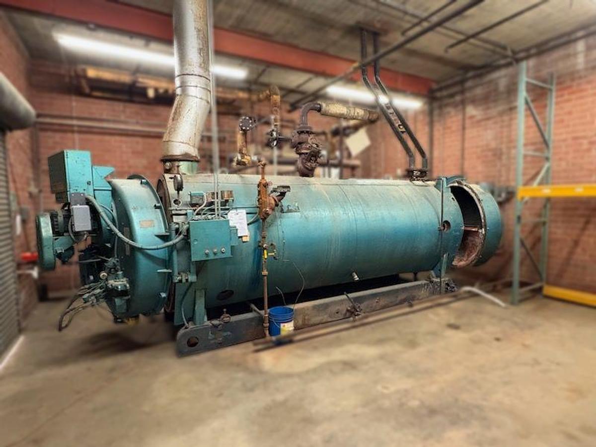 Used Cleaver Brooks 250 HP 150 PSI  Packaged Steam Boiler Natural Gas CB-100-200 (1981)