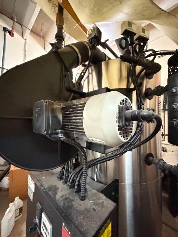 Used Fulton VSRT30 30HP 150PSI Vertical Spiral Rib Tubeless Steam Boiler - 2019