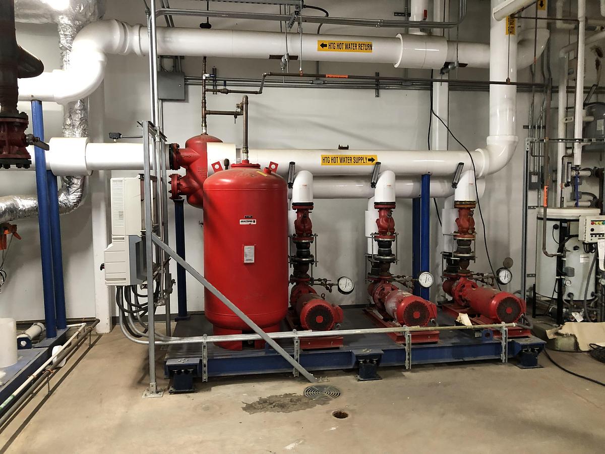 Used Armstrong Commercial Pump Station with Expansion Tank and VFD Controls