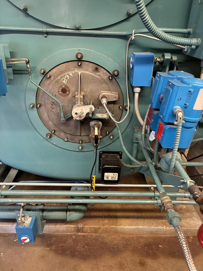 Used 2002 Cleaver Brooks CB 350 HP Steam Boiler – 15 PSI with Advanced Honeywell Controls