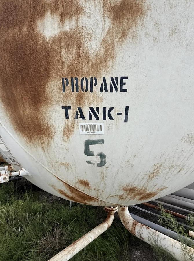 Used Propane & Condensate Storage Tank Farm — Multiple Vessels, Various Years