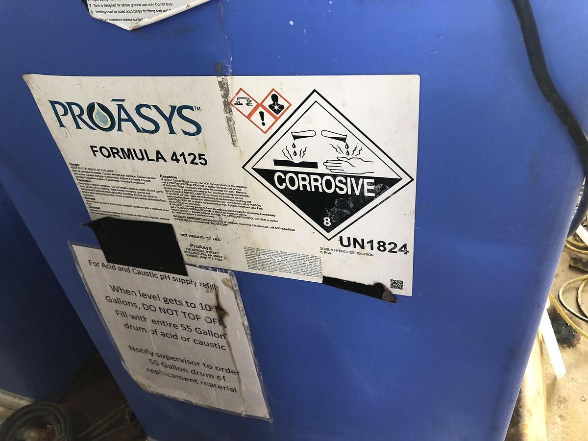 Used PROASYS Industrial Water Treatment System with Chemical Feed Equipment
