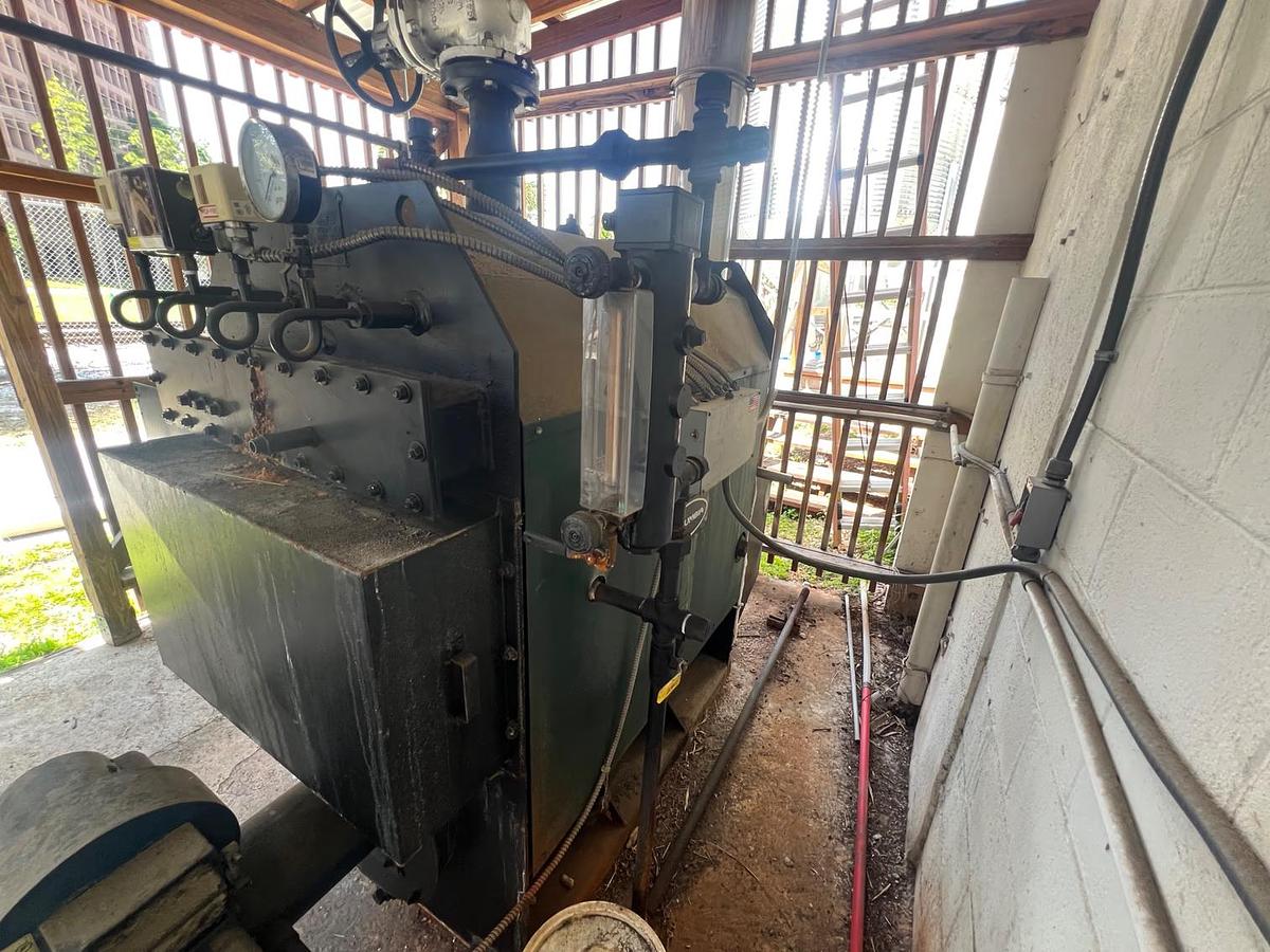 Used Columbia Boiler MPH-40 Horizontal Firebox Steam Boiler 40 HP Low Pressure 15 PSI Steam / 30 PSI Water Natural Gas Power Flame JR30A-13 Burner Built 2018