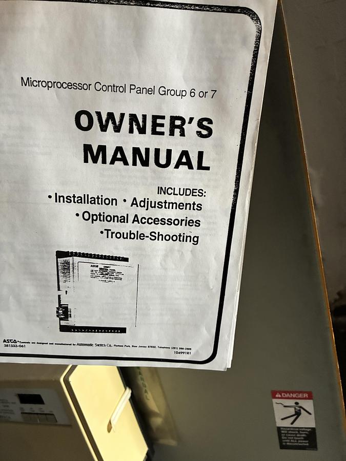 Used General Electric Substation System for Diesel Generator Integration