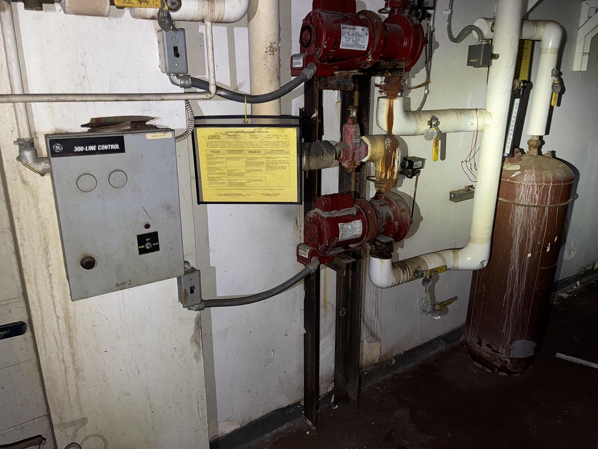 Used Bell & Gossett Dual Hot Water Pump System (P1 & P2)