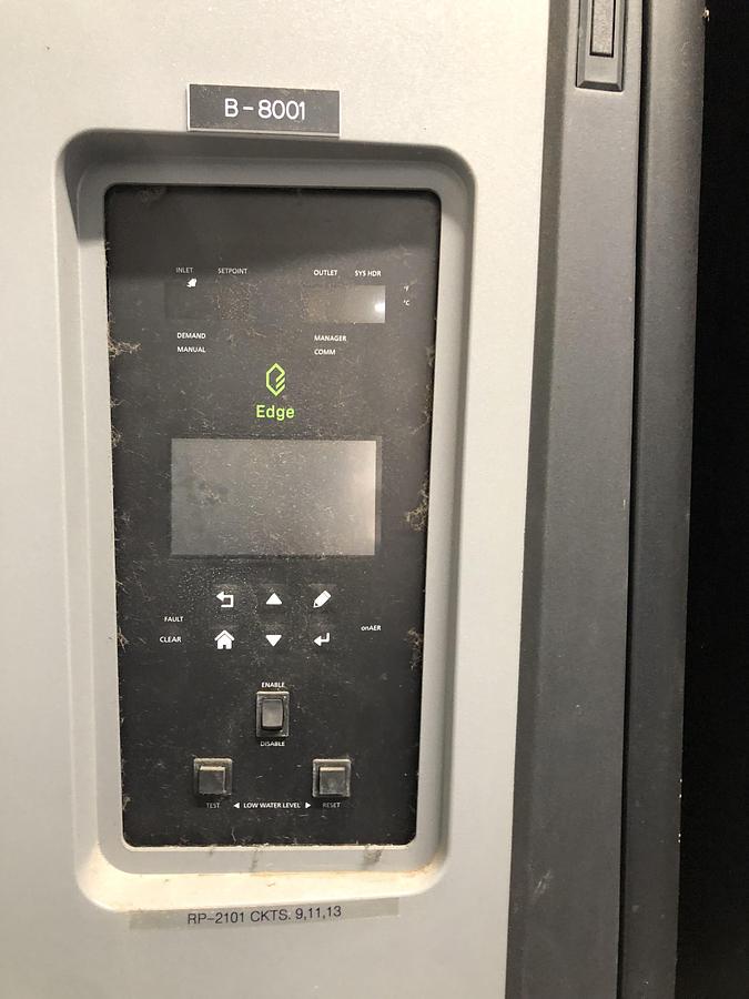 Used AERCO Benchmark Commercial Water Heater System BMK 3000