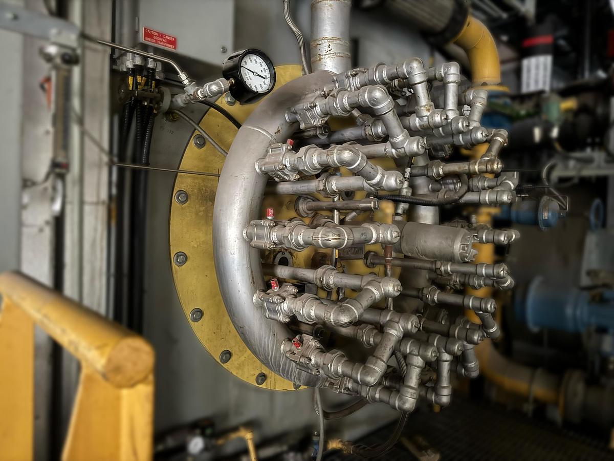 Used Foster Wheeler 7000 HP Water Tube Boiler System - 712 PSI with NAT-COM Low NOx Burner (2001)