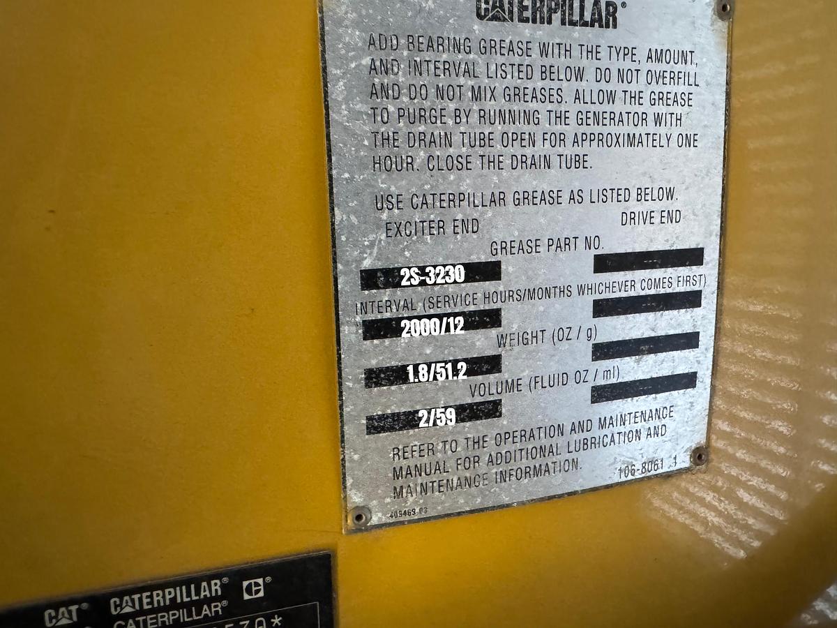Used Caterpillar 2000 kW Diesel Generator Set - SR4B with SBS2020 Switchgear