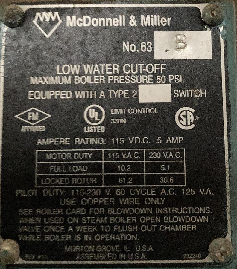 Used Cleaver-Brooks 100 HP 300 PSI Steam Boiler System + Feedwater Tank (2015)