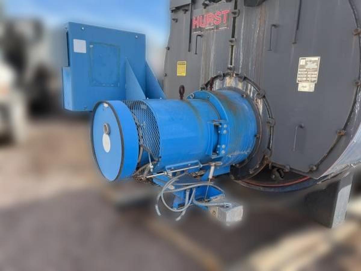 Used 250 HP Hurst 500 Series Scotch Marine Hot Water Boiler – 125 PSI – 2013