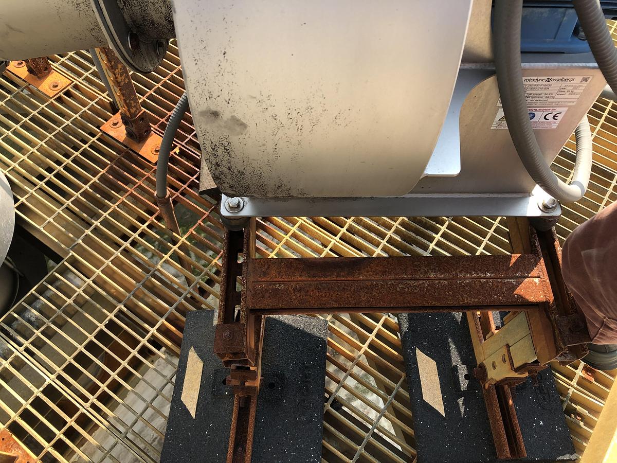 Used Rotodyne CV-250/400-P16K30 Centrifugal Fan with Vertical Discharge System (2021)