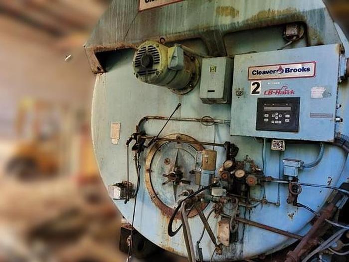 Used 600 HP Cleaver Brooks 150 PSI Steam Boiler 1990 Model CB 400-600
