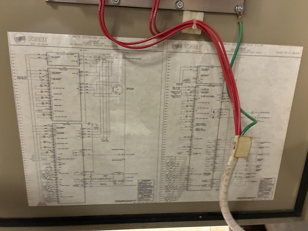 Used Trane Hermetic Centrifugal Liquid Chiller 347-Ton – CVHF770
