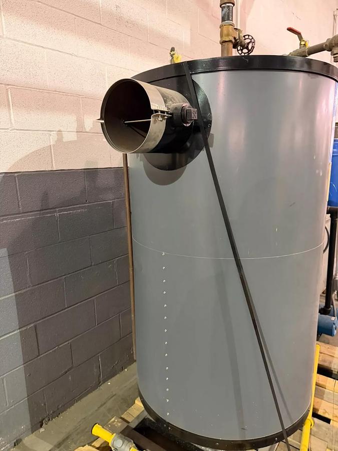 Used 2019 Lattner Boiler Company 15 HP Natural Gas Steam Boiler System — Model WLF — S/N 97716 — Complete System with Feedwater Tank, Condensate Receiver & Controls