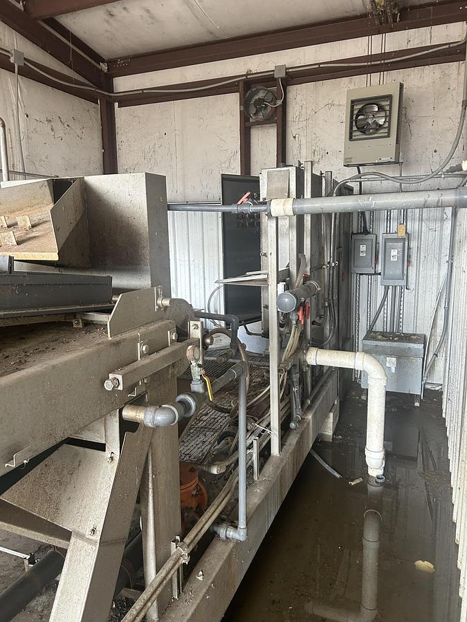 Used McNeill Water Wastewater Filter Belt Press Model FPP152B Serial 0302006 Sludge Dewatering