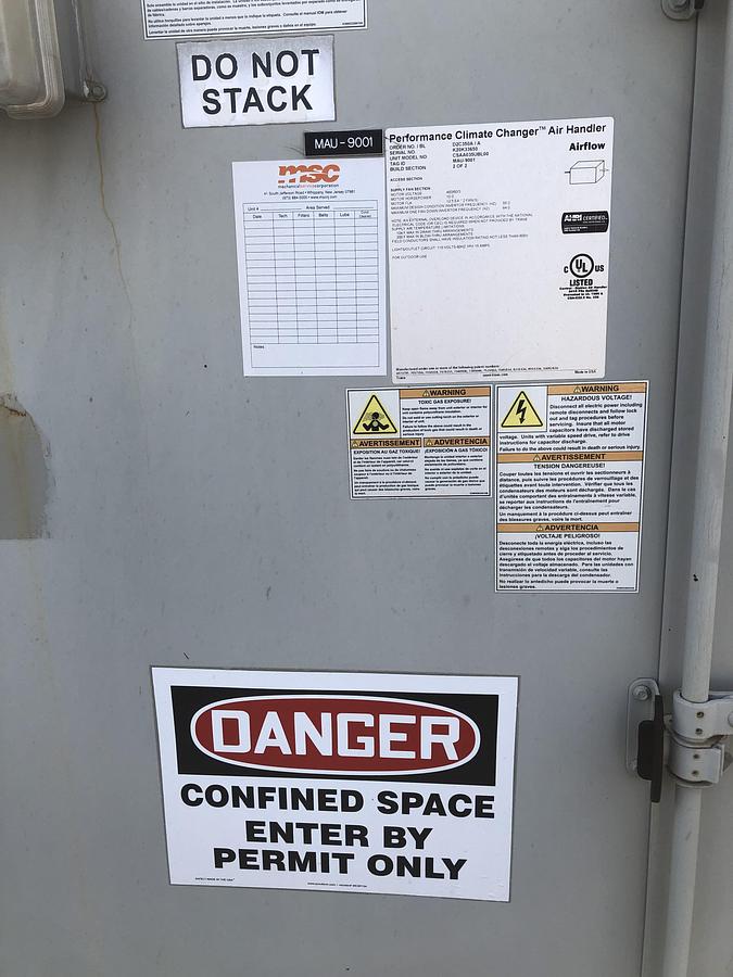 Used Trane Performance Climate Changer Industrial Air Handler CSAA035UBL00 Unit 3