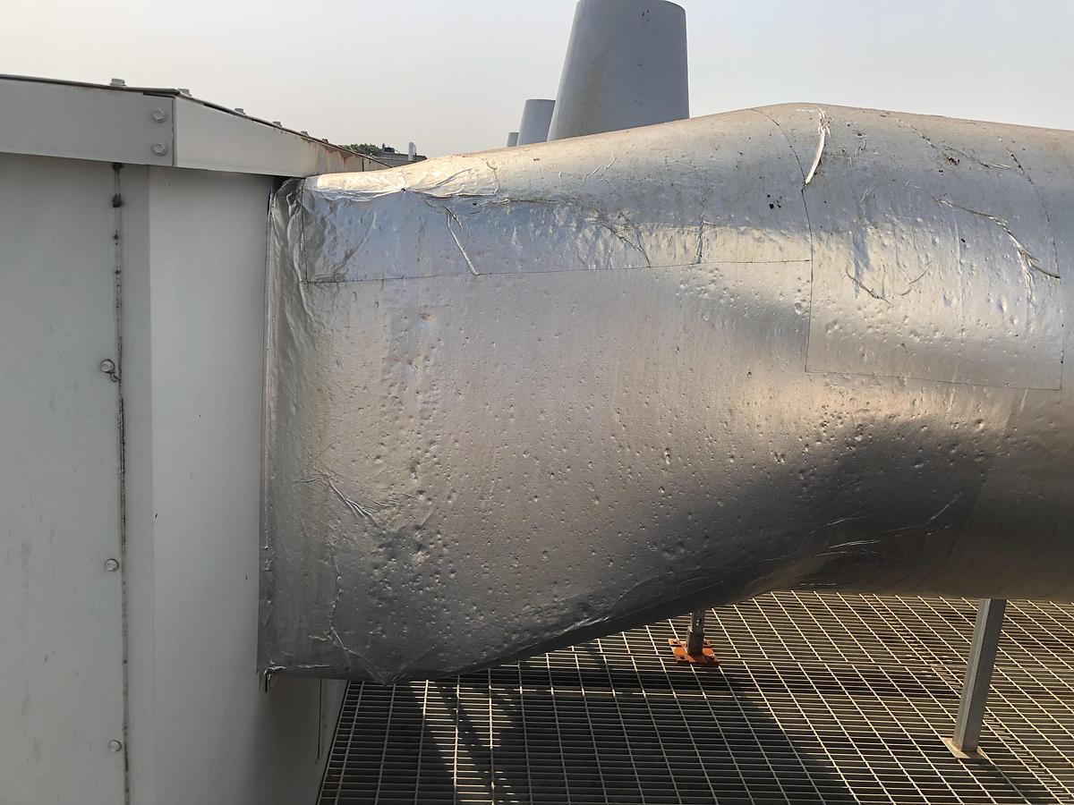 Used Skyplume EF-1 G1-ELLV-30 Exhaust Fan with Vertical Discharge Stack