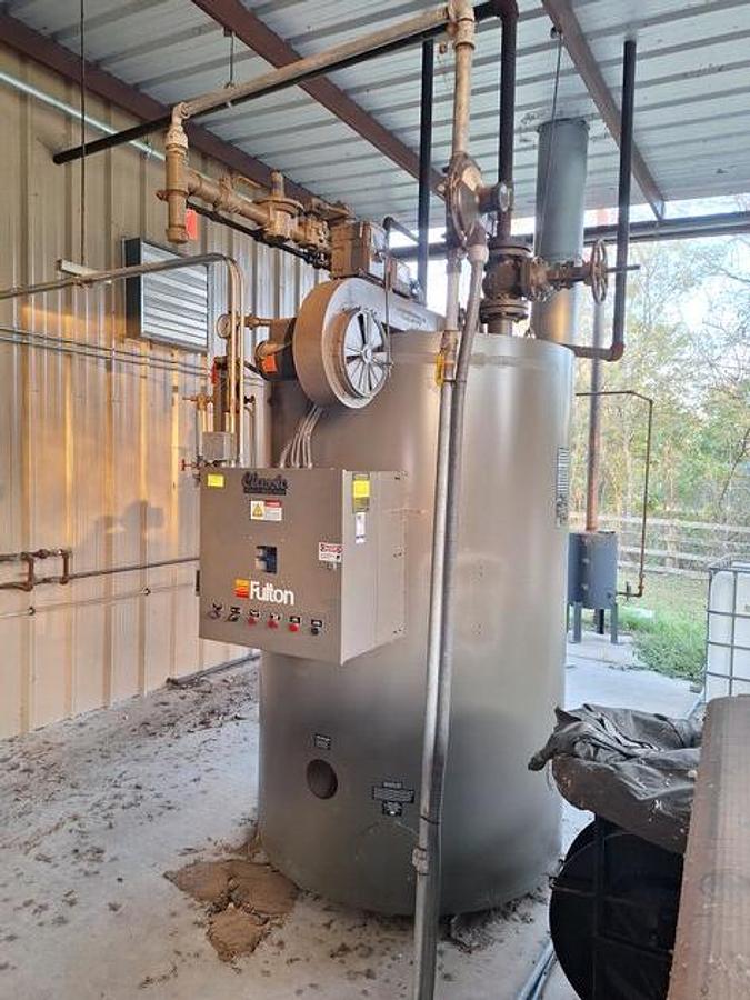 Used Fulton ICS-50 Classic 50HP 150 PSI Vertical Tubeless Steam Boiler  Natural Gas 2022