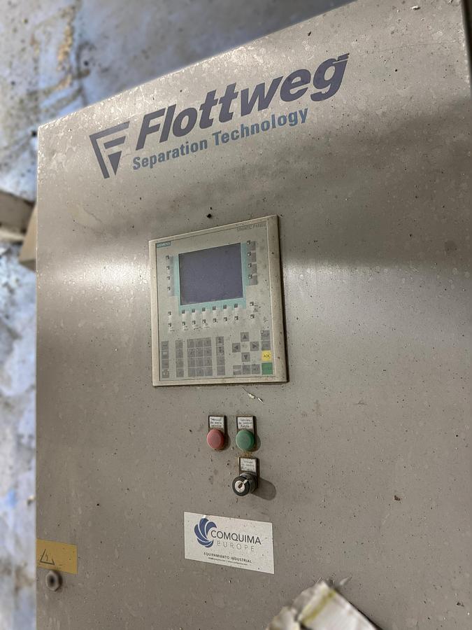 Used Flottweg Z23-3/441 Solid Bowl Tricanter Centrifuge - 6000 RPM Three-Phase Separator (2004)