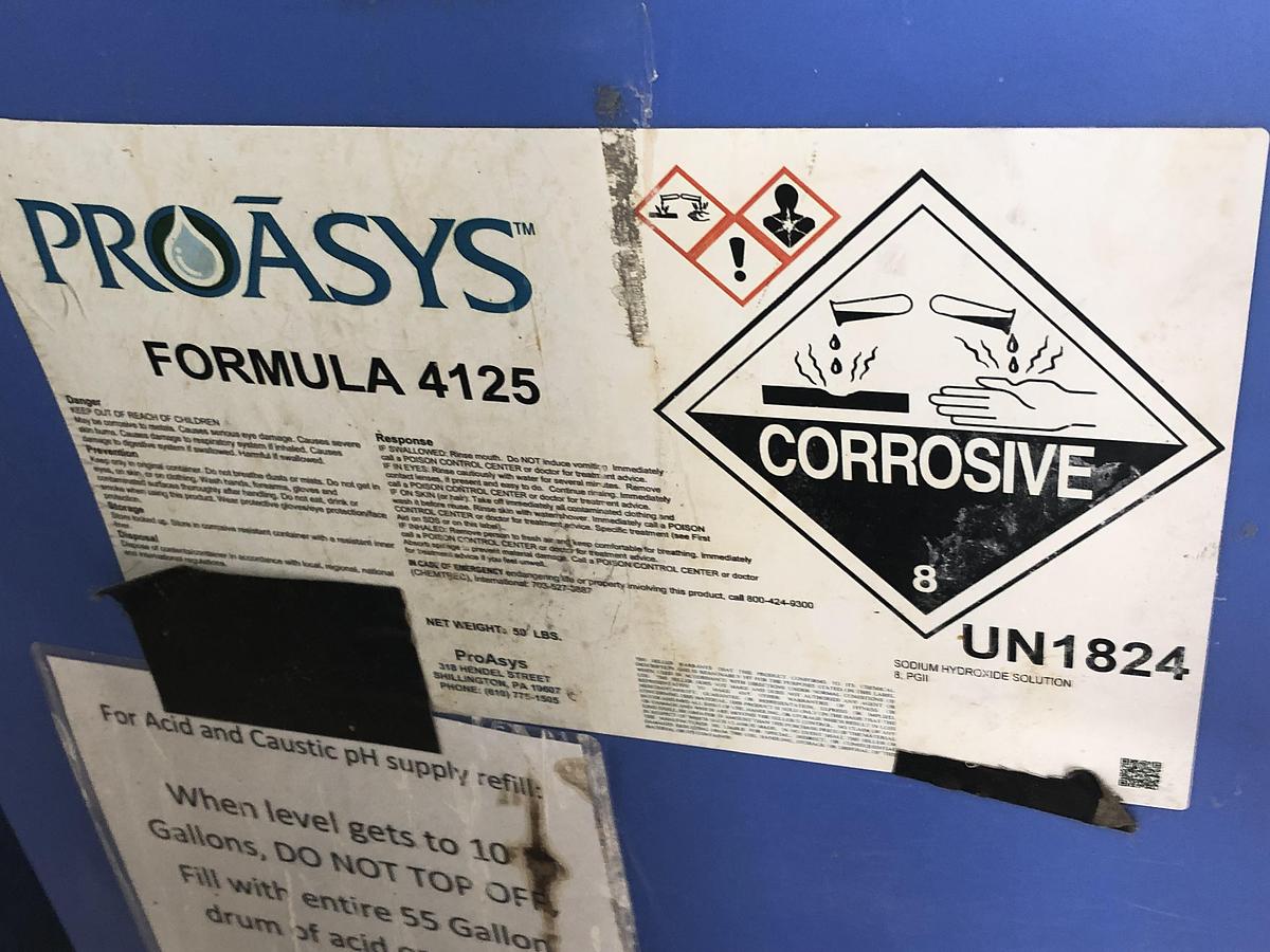 Used PROASYS Industrial Water Treatment System with Chemical Feed Equipment