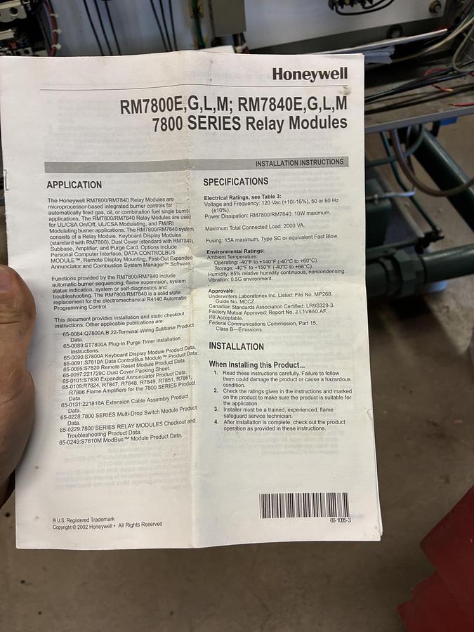 Used 2002 Cleaver Brooks CB 350 HP Steam Boiler – 15 PSI with Advanced Honeywell Controls