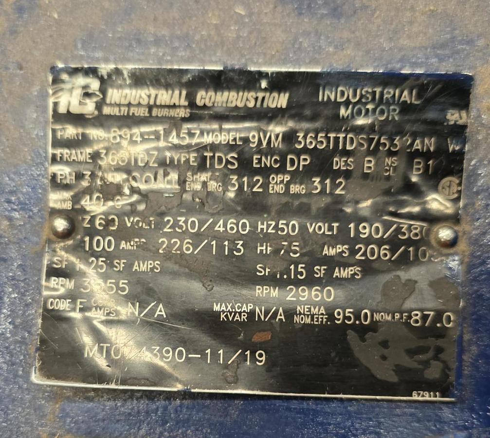 Used Used 2003 Hurst 350HP 350PSI Steam Boiler