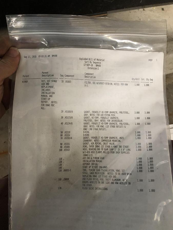 Used Kobelco Oil-Free Rotary Screw Air Compressor AC-8202