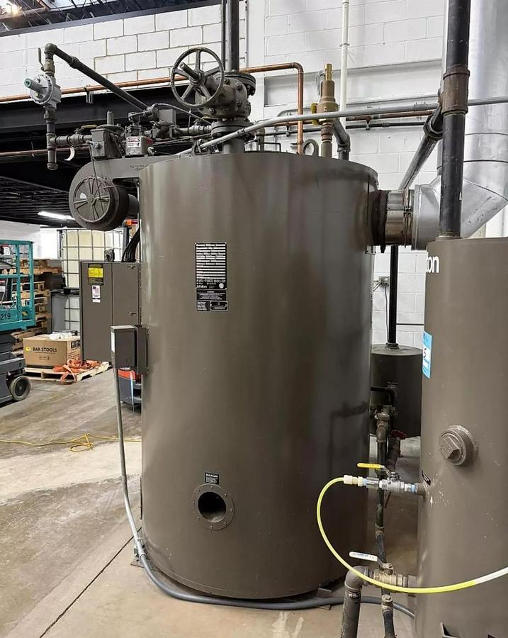 Used Fulton 50HP 150PSI Classic Vertical Tubeless Steam Boiler - Model FB-050-A - Natural Gas - 2017
