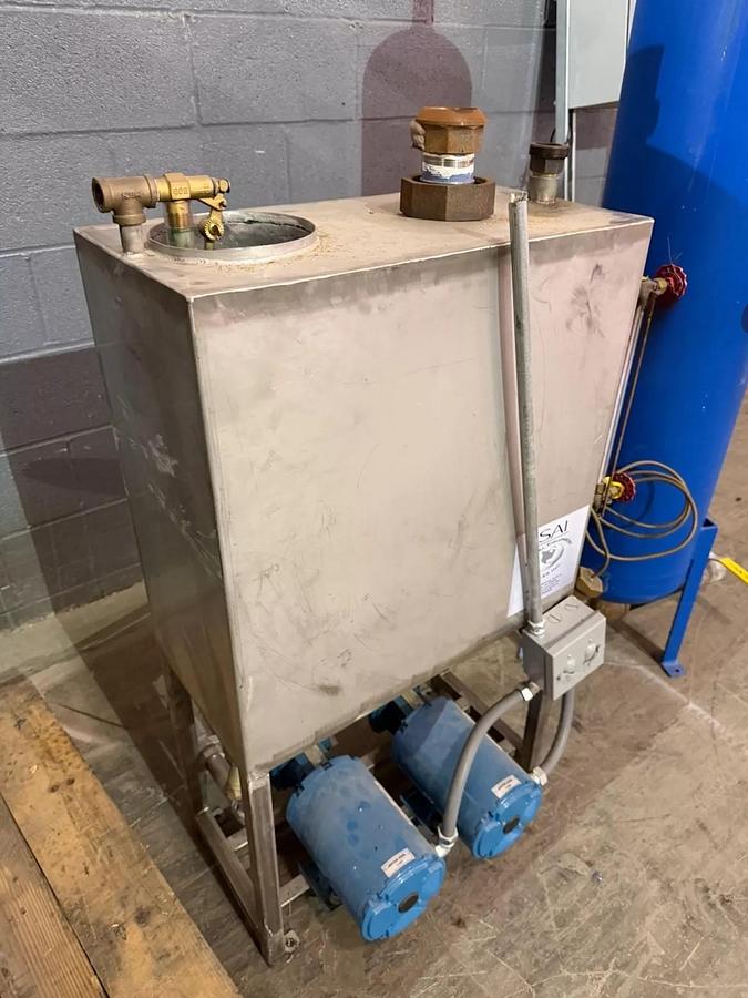 Used 2019 Lattner Boiler Company 15 HP Natural Gas Steam Boiler System — Model WLF — S/N 97716 — Complete System with Feedwater Tank, Condensate Receiver & Controls