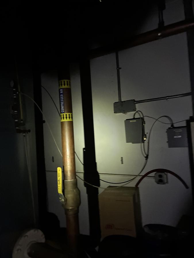 Used Delta Mechanical Compressed Air Tank System – 125 PSI