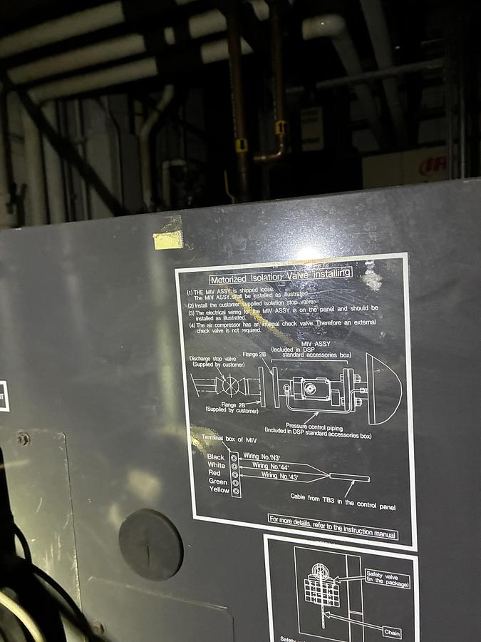 Used Hitachi DSP-90VW6-M Oil-Free Rotary Screw Air Compressor System