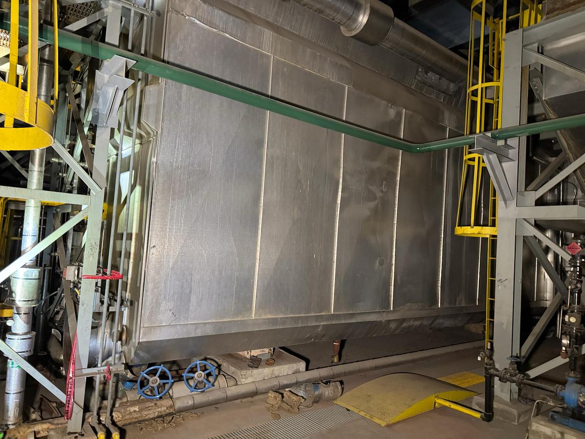 Used Foster Wheeler 7000 HP Water Tube Boiler System - 712 PSI with NAT-COM Low NOx Burner (2001)