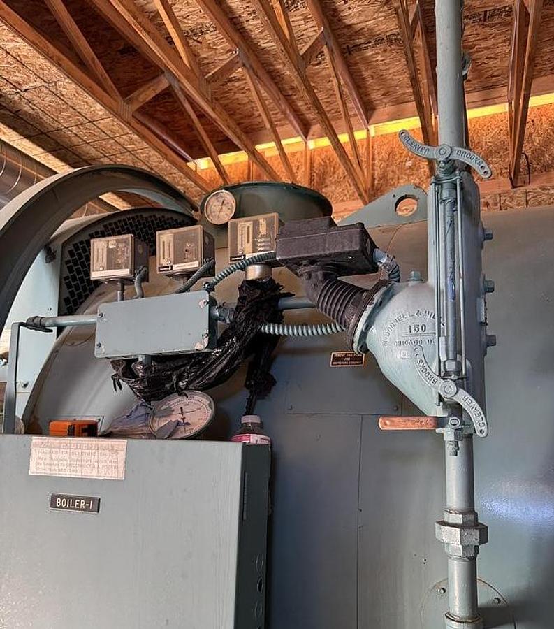 Used Cleaver Brooks 250HP 15PSI CB Packaged Low Pressure Steam Boiler - Model CBLE - Rebuilt