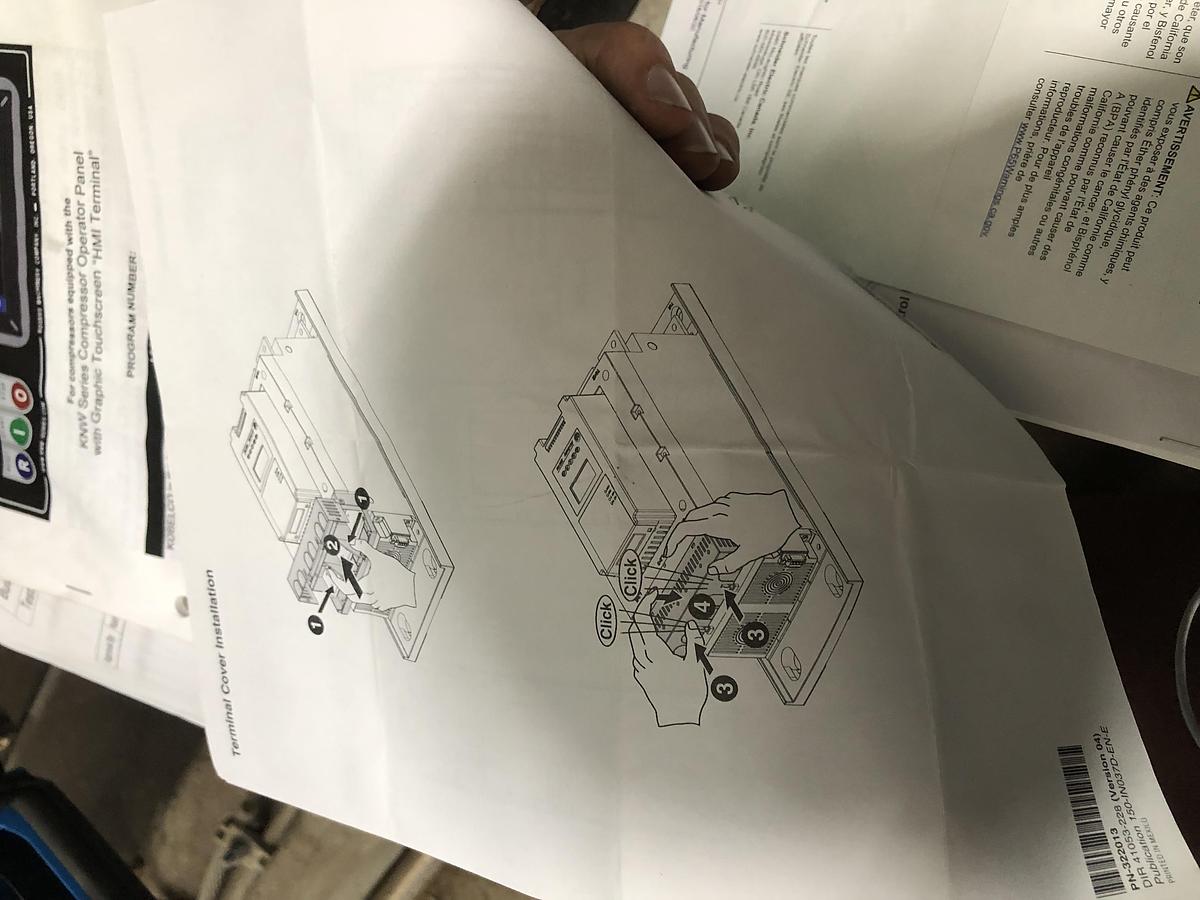 Used Kobelco Oil-Free Rotary Screw Air Compressor KNWA1-G/H