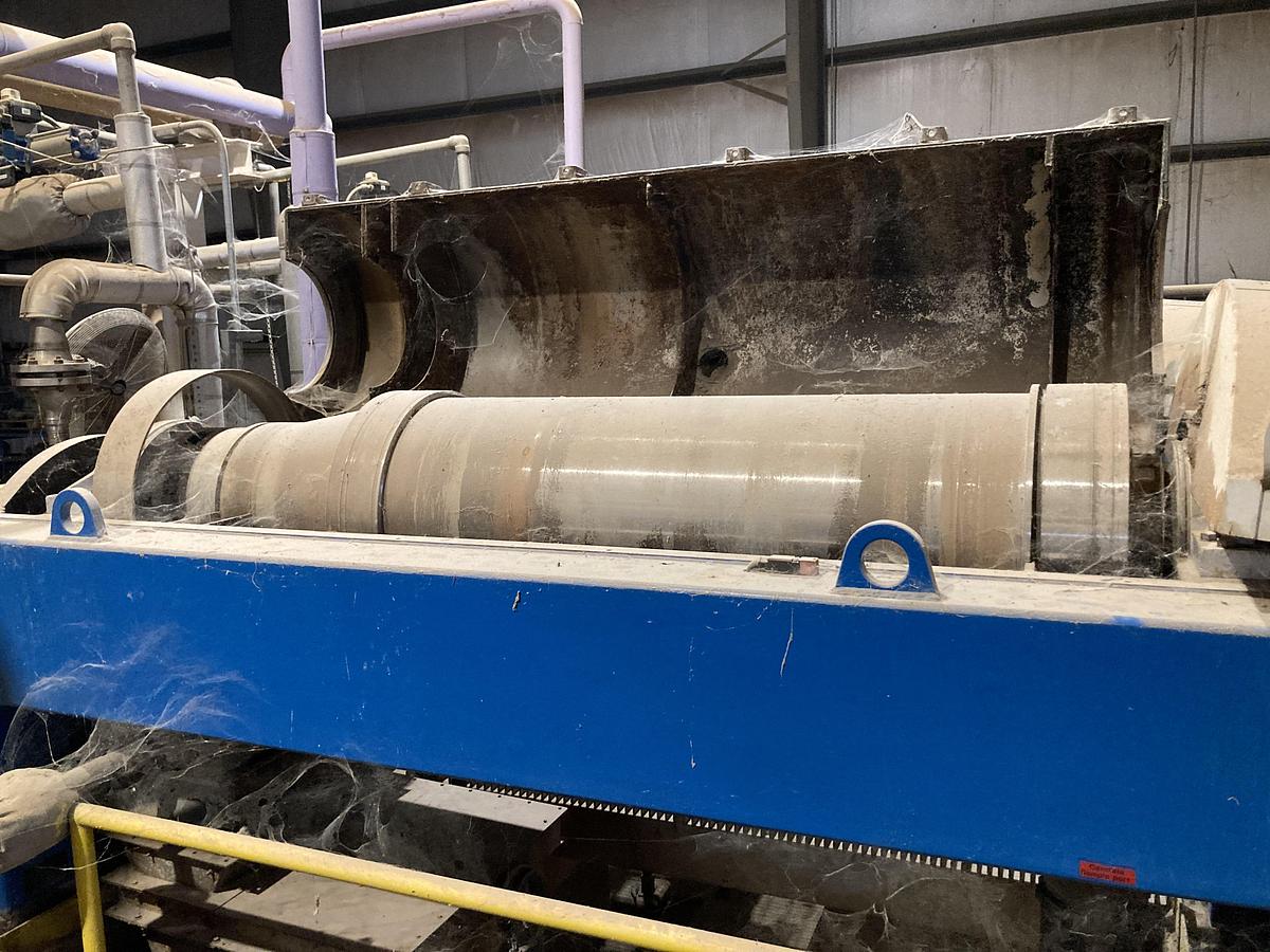 Used Alfa Laval CHNX 944-31G Industrial Decanter Centrifuge - 480V 3-Phase 100 HP Main Drive (2006)