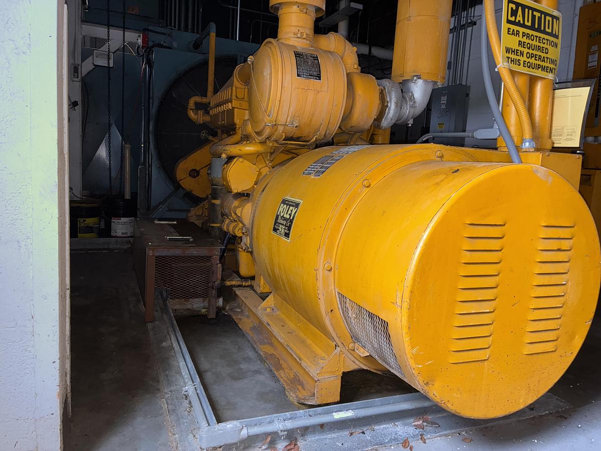 Used Caterpillar D343 Diesel Emergency Generator Set with KATO Engineering Alternator