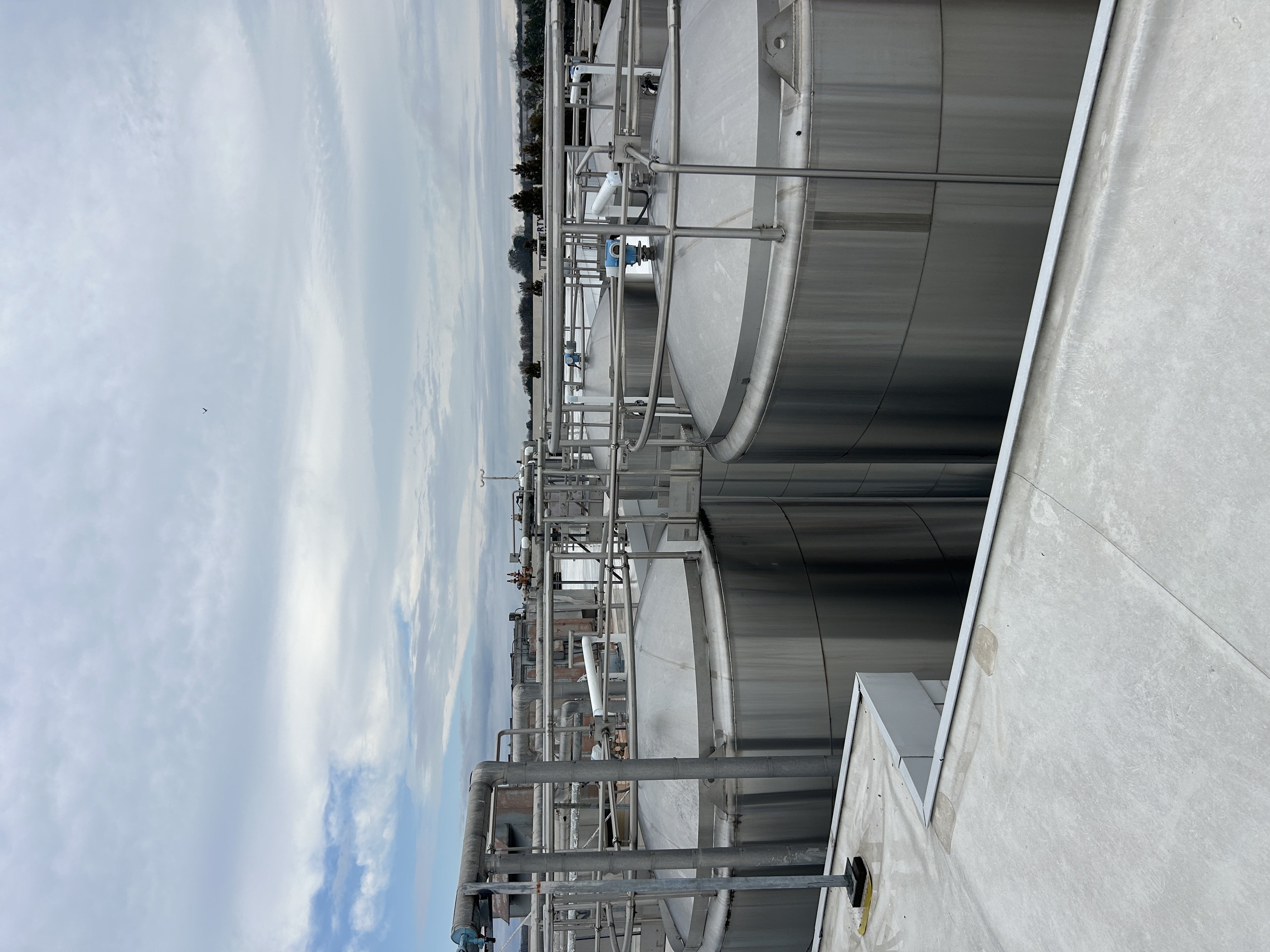 Used Walker Stainless 20,000 Gallon Jacketed Stainless Steel Storage Tanks SA240/T316L R-717 Lot of 4 1997