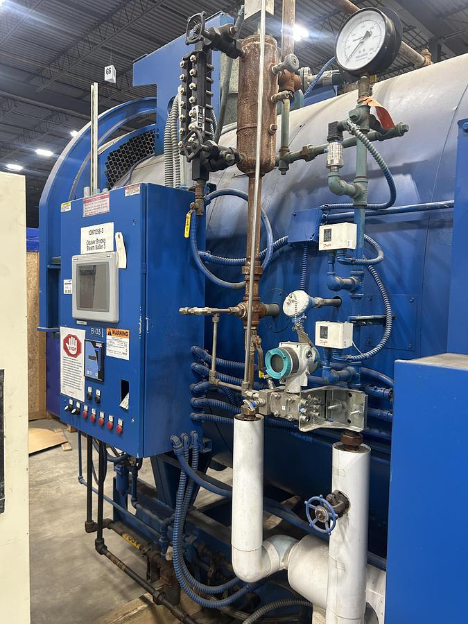 Used Cleaver Brooks CBLE-200-350-150ST 350 HP 150 PSI Packaged Steam Boiler Low NOx 2015