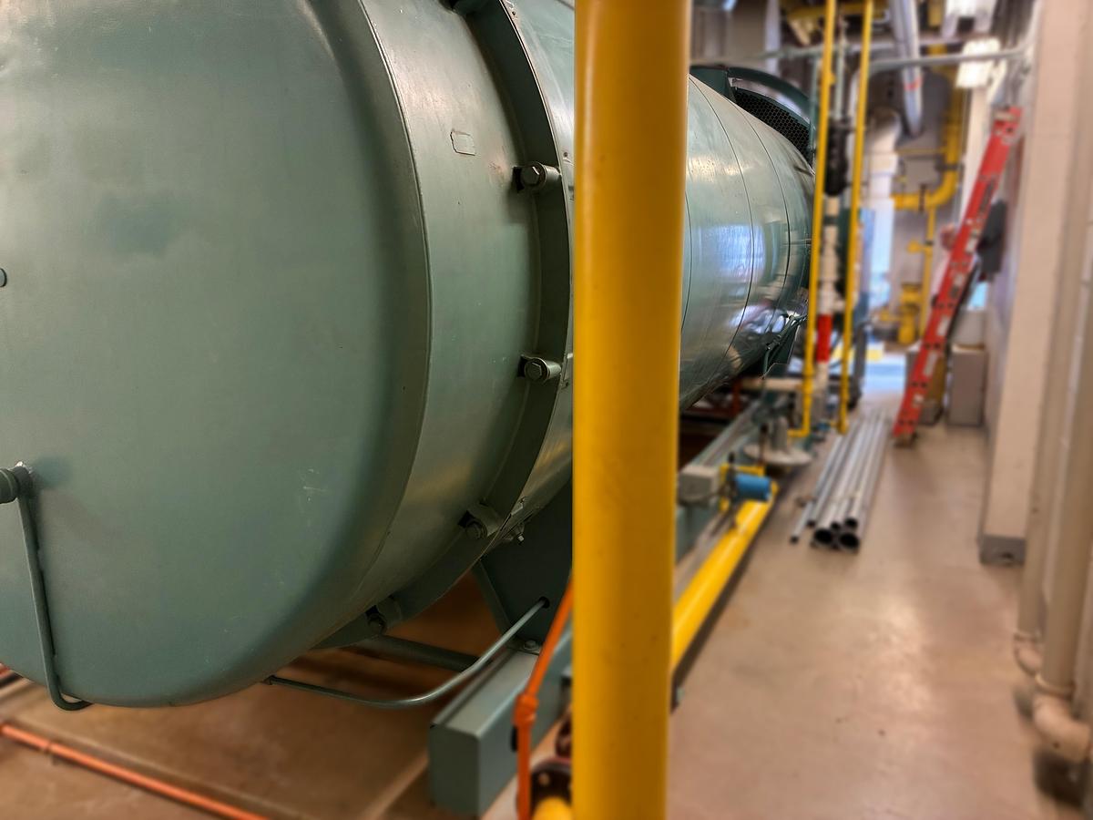 Used 2002 Cleaver Brooks CB 350 HP Steam Boiler – 15 PSI (Recently Serviced)