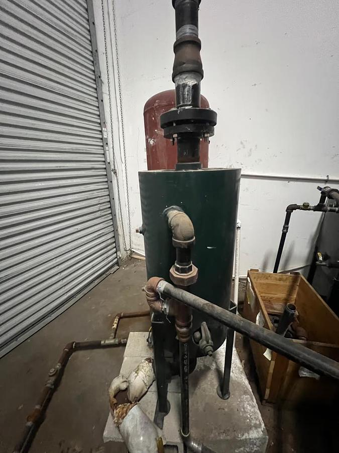 Used Columbia Boiler CT-Series Vertical Steam Boiler 50 HP Type CT Natural Gas Power Flame JR50A-15 Burner 150 PSI MAWP Built 2012